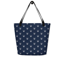 Load image into Gallery viewer, Navy Beach Bag
