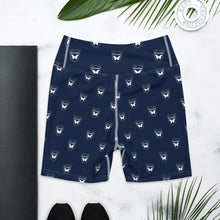 Load image into Gallery viewer, Navy Yoga Shorts