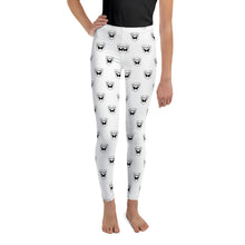 Load image into Gallery viewer, Youth Logo Leggings (White)