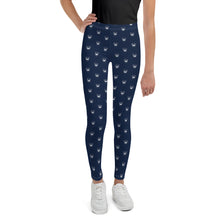 Load image into Gallery viewer, Youth Logo Leggings (Navy)