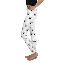 Load image into Gallery viewer, Youth Logo Leggings (White)