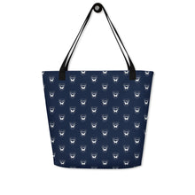 Load image into Gallery viewer, Navy Beach Bag
