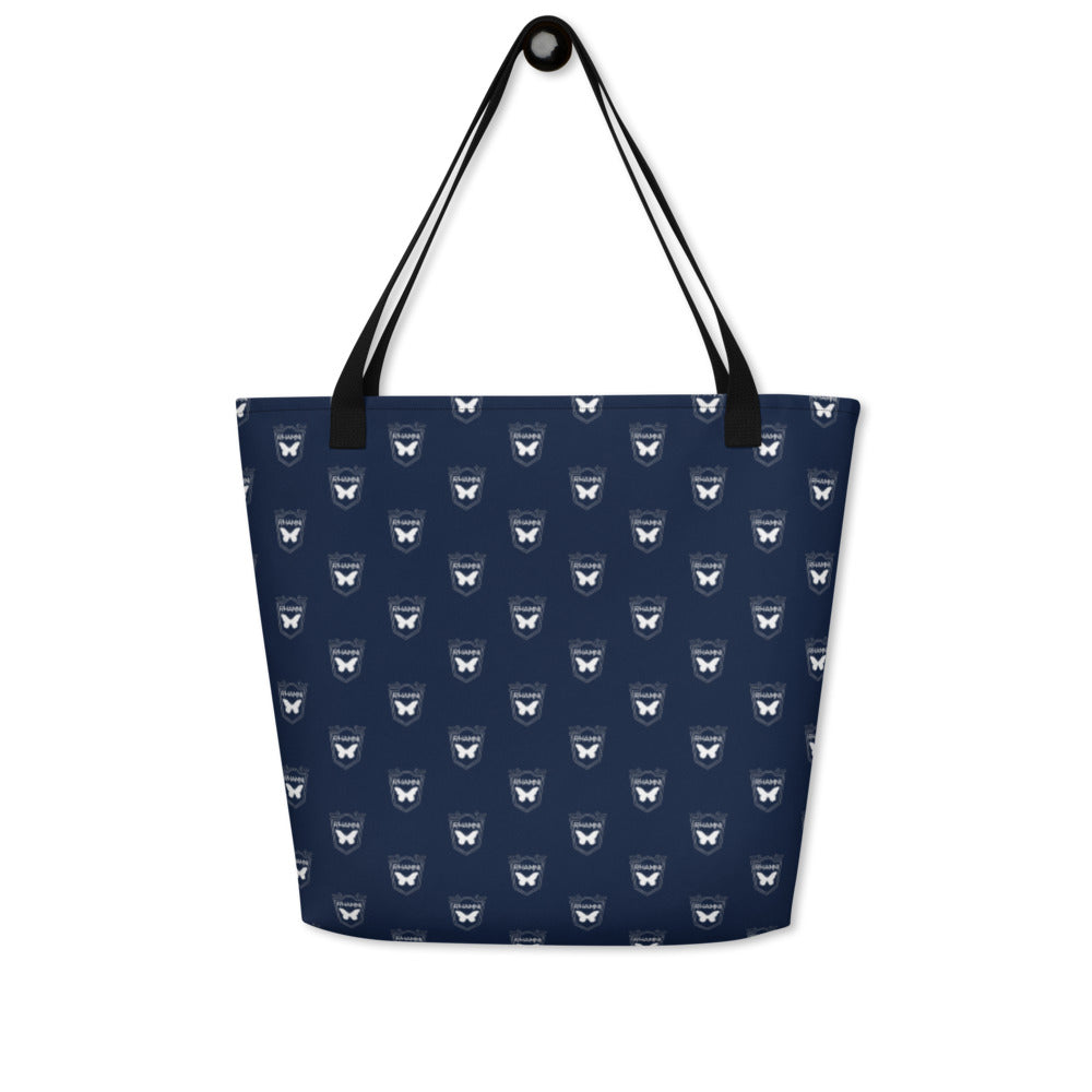 Navy Beach Bag