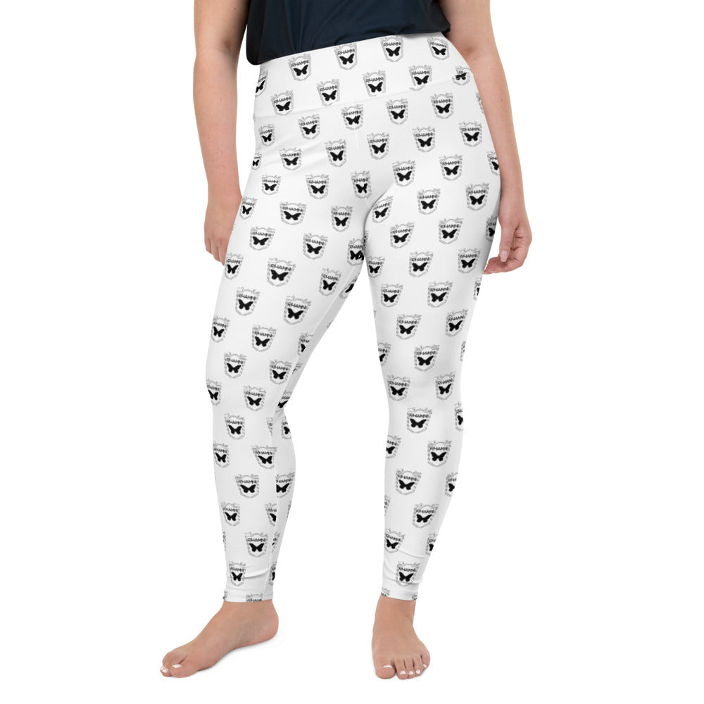 White Logo Leggings (Plus)