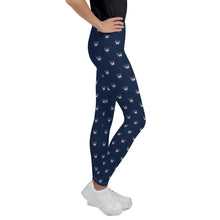 Load image into Gallery viewer, Youth Logo Leggings (Navy)
